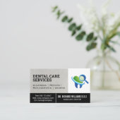 歯科検査ロゴ | 歯 名刺 (スタンド正面)