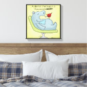 歯科検診ヒポタマス キャンバスプリント (インサイチュ (寝室))