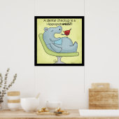 歯科検診ヒポタマス ポスター (キッチン)