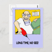 歯科検診注意書き葉書 ポストカード (正面/裏面)