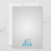 歯科楽器卒業招待状 招待状 (裏面)