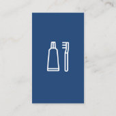 歯科歯のロゴ 名刺 (裏面)