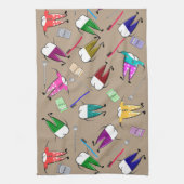 歯科歯の人々 キッチンタオル (縦)