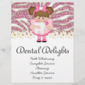 歯科歯の妖精カワイトゼブラグリッター チラシ (正面)