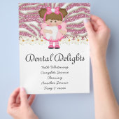 歯科歯の妖精カワイトゼブラグリッター チラシ (手)