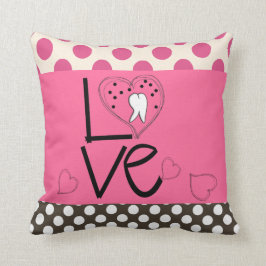 歯科歯の芸術の枕水玉模様 クッション