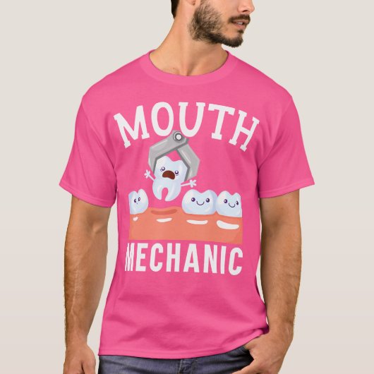 歯科歯歯歯歯科衛生士歯科 Tシャツ (正面)