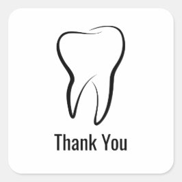 歯科歯科クリニック医療ありがとう スクエアシール
