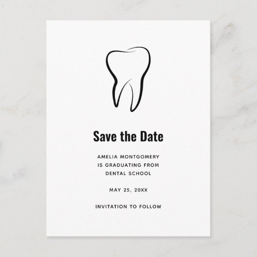 歯科歯科保存日 案内ポストカード (正面)