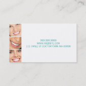 歯科歯科医歯科ドクターティーススマイル 名刺 (裏面)