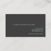 歯科歯科医歯科医スマイル事業 名刺 (裏面)