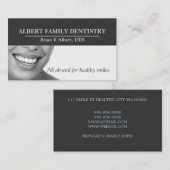 歯科歯科医歯科医スマイル事業 名刺 (正面/裏面)