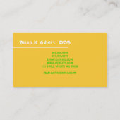 歯科歯科医歯科医スマイル事業 名刺 (裏面)