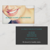 歯科歯科医歯科医スマイル事業 名刺 (正面/裏面)