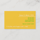 歯科歯科医歯科医スマイル事業 名刺 (裏面)