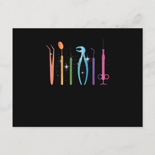 歯科歯科歯医者ギフト ポストカード (正面)