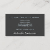 歯科歯科歯科医スマイル事業 名刺 (裏面)