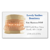 歯科歯科歯科医 マグネット名刺 (正面)