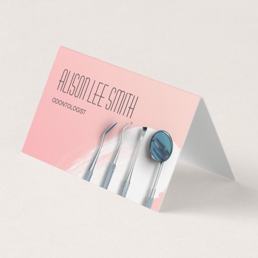 歯科歯科歯科歯科歯科医用ビジネスカード 名刺 (正面)