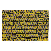 歯科歯科歯科矯正医ネオンイエロー 枕カバー (裏面-左)