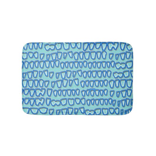 歯科歯科歯科矯正医経口ネオン バスマット (正面)