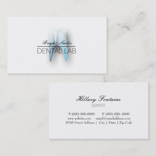 歯科歯科歯科診療名刺 名刺 (正面/裏面)