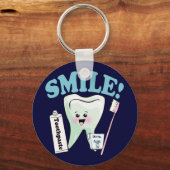 歯科歯科衛生士 キーホルダー (正面)