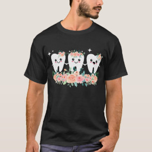 歯科歯科補助歯 Tシャツ