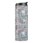 歯科漫画パターン タンブラー (回転左)