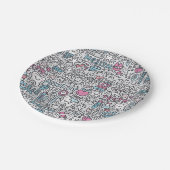 歯科漫画パターン ペーパープレート (アングル)