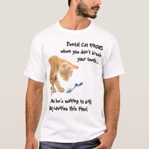 歯科猫 Tシャツ