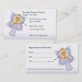 歯科用アポイントメントカード及び名刺 予約カード (正面/裏面)