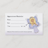 歯科用アポイントメントカード及び名刺 予約カード (裏面)