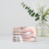 歯科用アポイントメントバジェット名刺 予約カード (スタンド正面)
