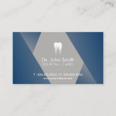 歯科用アポイントメントモダンブルー歯科医 予約カード (正面)