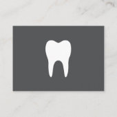 歯科用アポイントメントリマインダーカード-灰色 予約カード (裏面)