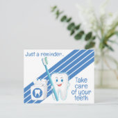 歯科用アポイントメントリマインダーポストカード ポストカード (スタンド正面)