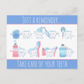 歯科用アポイントメントリマインダーポストカード ポストカード (正面)