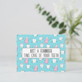 歯科用アポイントメントリマインダーポストカード ポストカード (スタンド正面)