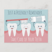 歯科用アポイントメントリマインダーポストカード ポストカード (正面)