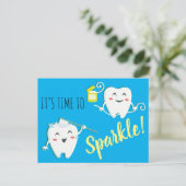 歯科用アポイントメントリマインダーポストカード ポストカード (スタンド正面)