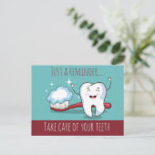 歯科用アポイントメントリマインダーポストカード ポストカード (スタンド正面)