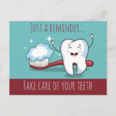歯科用アポイントメントリマインダーポストカード ポストカード (正面)