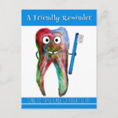 歯科用アポイントメントリマインダーポストカード ポストカード (正面)