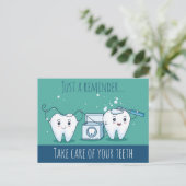 歯科用アポイントメントリマインダーポストカード ポストカード (スタンド正面)