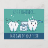歯科用アポイントメントリマインダーポストカード ポストカード (正面)