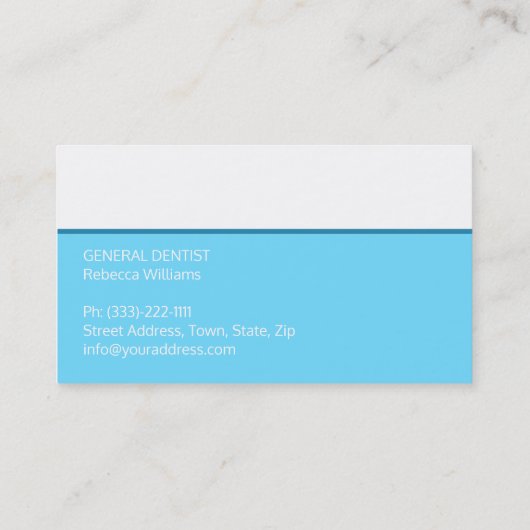 歯科用アポイントメントリマインダー次回の訪問 予約カード (裏面)