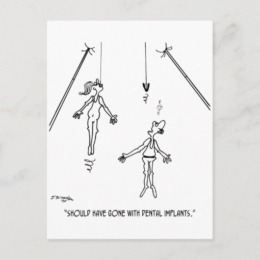 歯科用インプラント漫画9468 ポストカード