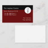 歯科用インモダンプラント歯科医院 名刺 (正面/裏面)