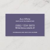 歯科用カスタムQR 名刺 (裏面)